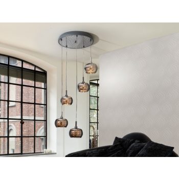 ARIAN függő lámpa modern kristály, Schuller, SCH-193364