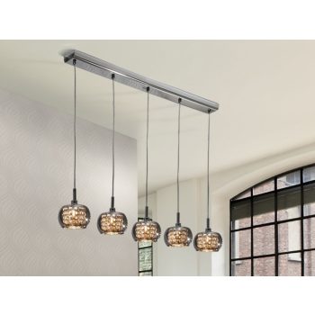   ARIAN csillár-függeszték modern kristály, Schuller, SCH-193539