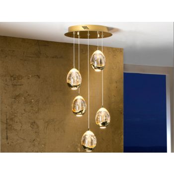 ROCIO LED csillár-függeszték , Schuller, SCH-783529