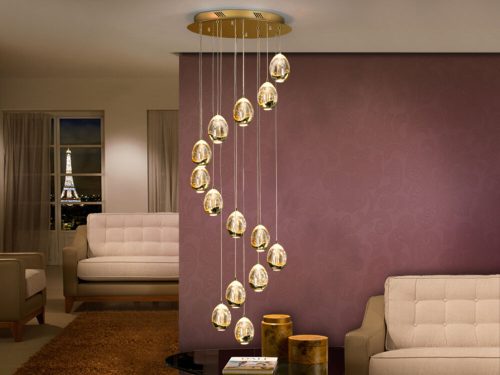 ROCIO LED csillár-függeszték modern, Schuller, SCH-785648