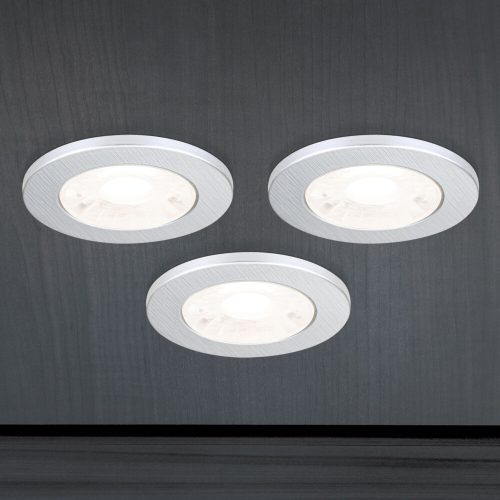  LED süllyeszett lámpa modern, ORION-Molecz, Str10-491SILBER/EBL