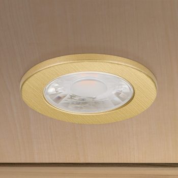    LED süllyeszett lámpa modern, ORION-Molecz, Str10-491gold/EBL