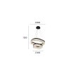 CRYSTAL LED csillár modern kristály, VIKOEF, VIO-4291600