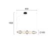 SHINY LED csillár modern, VIKOEF, VIO-4304000