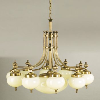   Wiener Nostalgie csillár, klasszikus, ORION-MOLECZ LU 1320/10+1 Patina/328,337 champ glänze