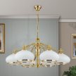 Empire csillár, klasszikus, ORION-MOLECZ LU 1460/6 gold/385 opal-gold
