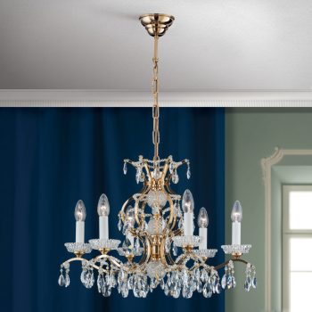   Nagoya csillár, klasszikus-kristály, ORION-MOLECZ LU 2143/6 gold         (6xE14)