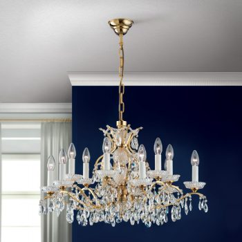   Nagoya csillár, klasszikus-kristály, ORION-MOLECZ LU 2143/6+6 gold       (12xE14)