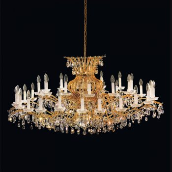   Nagoya csillár, klasszikus-kristály, ORION-MOLECZ LU 2143/24+12 gold     (36xE14)