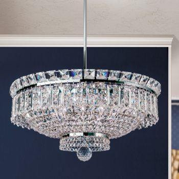   Ambassador csillár, klasszikus-kristály, ORION-MOLECZ LU 2238/15/60 chrom