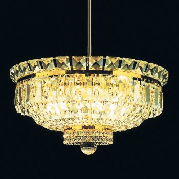   Ambassador csillár, klasszikus-kristály, ORION-MOLECZ LU 2238/9/45 gold