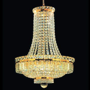   Ambassador csillár, klasszikus-kristály, ORION-MOLECZ LU 2239/15/60 gold