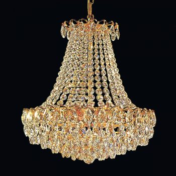   Klassisch csillár, klasszikus-kristály, ORION-MOLECZ LU 2257/5/40 gold/Spectra (5xE14)