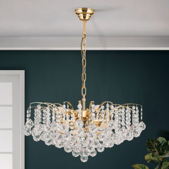   Klassisch csillár, klasszikus-kristály, ORION-MOLECZ LU 2324/9/62 gold      (9xE14)