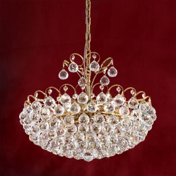   Klassisch csillár, klasszikus-kristály, ORION-MOLECZ LU 2410/6/55 gold