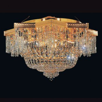   Hirohito mennyezeti lámpa, klasszikus-kristály, ORION-MOLECZ DLU 2231/8/68 gold