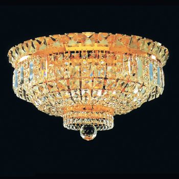   Ambassador mennyezeti lámpa, klasszikus-kristály, ORION-MOLECZ DLU 2238/3/45 gold