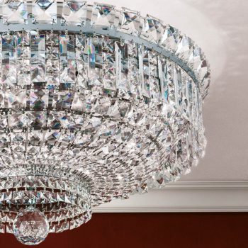   Ambassador mennyezeti lámpa, klasszikus-kristály, ORION-MOLECZ DLU 2238/9/60 chrom