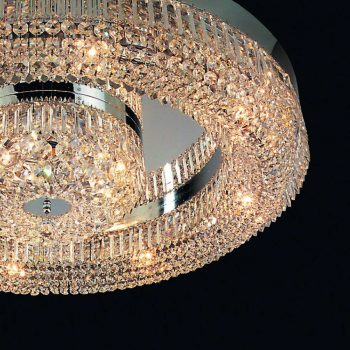   Saturn mennyezeti lámpa, modern-kristály, ORION-MOLECZ DLU 2347/13/100 chrom