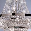 Sheraton mennyezeti lámpa, klasszikus-kristály, ORION-MOLECZ DLU 2388/9/70 chrom    (9xE27)