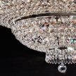 Sheraton mennyezeti lámpa, klasszikus-kristály, ORION-MOLECZ DLU 2388/18/120 chrom  (18xE27)