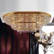 Sheraton mennyezeti lámpa, klasszikus-kristály, ORION-MOLECZ DLU 2388/20/120x90 gold  (20xE27)