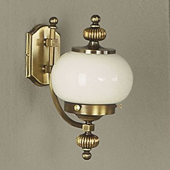   Wiener Nostalgie fali lámpa, klasszikus, ORION-MOLECZ WA 2-470/1 Pat aufw./328 opal glänzend