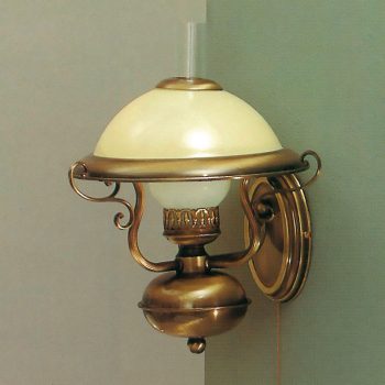   Old lamp fali lámpa, klasszikus, ORION-MOLECZ WA 2-548/1 Patina/354 champ, 357