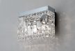 RING fali lámpa, modern-kristály, ORION-MOLECZ WA 2-1323/2 chrom      (2xE14)