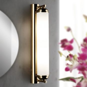   Wiener Nostalgie fürdőszobai tükörmegvilágító, klasszikus, ORION-MOLECZ Soff 3-464/2 gold/495 opal-seidenmatt