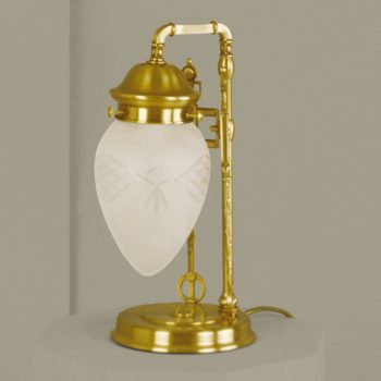   Budapest asztali lámpa, szecessziós, ORION-MOLECZ LA 4-733 bronze/376 klar-matt