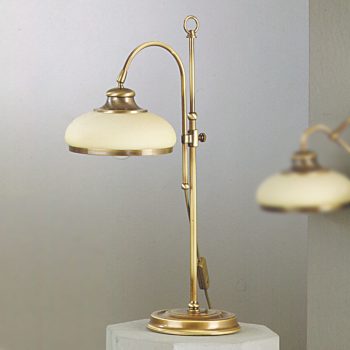   Empire asztali lámpa, klasszikus, ORION-MOLECZ LA 4-898/1 Patina/412 champ/Patina