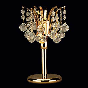   Klassisch asztali lámpa, klasszikus-kristály, ORION-MOLECZ LA 4-913/1 gold        (1xE14)