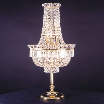   Ambassador asztali lámpa, klasszikus-kristály, ORION-MOLECZ LA 4-1025/12 gold      (12xE14)