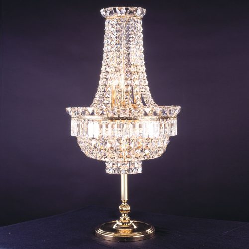 Ambassador asztali lámpa, klasszikus-kristály, ORION-MOLECZ LA 4-1025/12 gold      (12xE14)