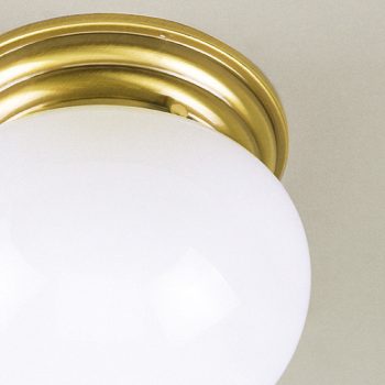   Wiener Nostalgie mennyezeti lámpa, klasszikus, ORION-MOLECZ DL 7-054/18 Patina/328 opal glänzend