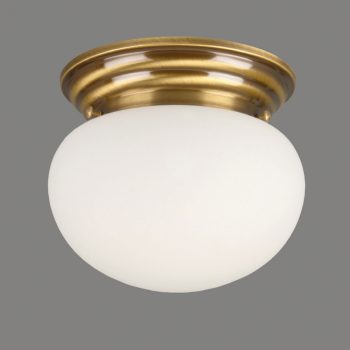   Wiener Nostalgie mennyezeti lámpa, klasszikus, ORION-MOLECZ DL 7-054/26 Patina/329 opal glänzend