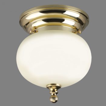   Wiener Nostalgie mennyezeti lámpa, klasszikus, ORION-MOLECZ DL 7-054/40 MS/337 opal glänzend