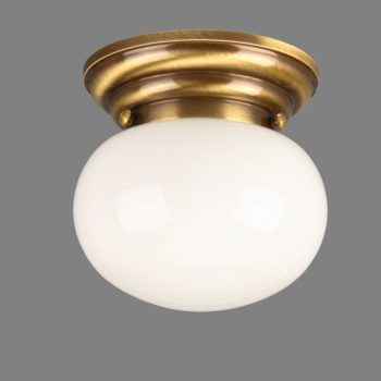   Wiener Nostalgie mennyezeti lámpa, klasszikus, ORION-MOLECZ DL 7-061/18 Patina/338 opal glänzend