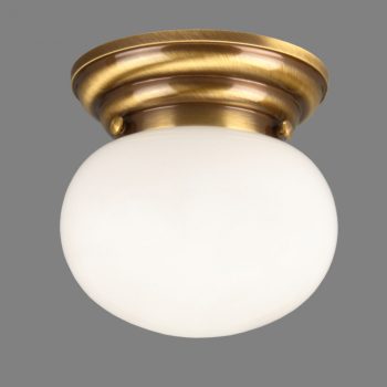   Wiener Nostalgie mennyezeti lámpa, klasszikus, ORION-MOLECZ DL 7-061/18 Patina/338 opal matt