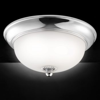   Wiener Nostalgie mennyezeti lámpa, klasszikus, ORION-MOLECZ DL 7-086/35 chrom/opal-matt