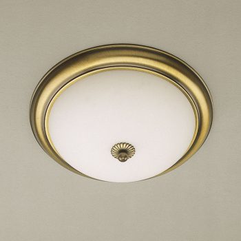   Empire mennyezeti lámpa, klasszikus, ORION-MOLECZ DL 7-086/35 Patina/opal-matt