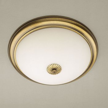   Empire mennyezeti lámpa, klasszikus, ORION-MOLECZ DL 7-087/47 Patina/opal-matt