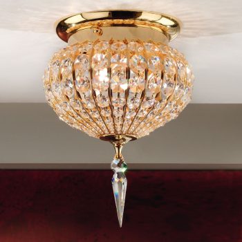   Hirohito mennyezeti lámpa, klasszikus-kristály, ORION-MOLECZ DL 7-478/3/240 gold    (inkl. 3xG9/25W)
