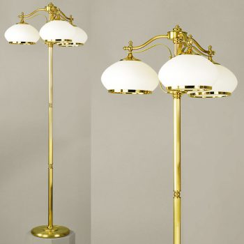   Empire állólámpa, klasszikus, ORION-MOLECZ Stl 12-938/3 gold/385 opal-gold