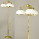 Empire állólámpa, klasszikus, ORION-MOLECZ Stl 12-938/3 gold/385 opal-gold