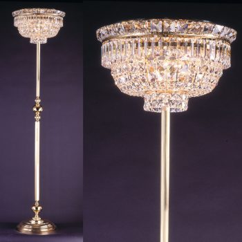   Ambassador állólámpa, klasszikus-kristály, ORION-MOLECZ Stl 12-1071/9 gold     (9xE14)